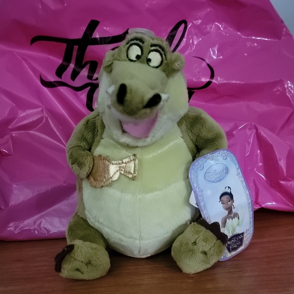 Disney Louis Plush with Gold Bow